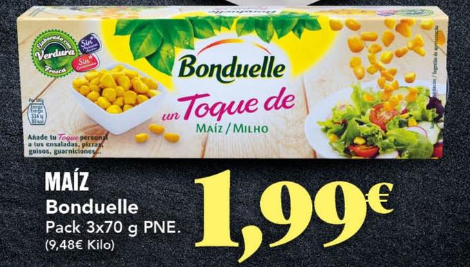 Oferta de Bonduelle - Maíz por 1,99€ en Gadis