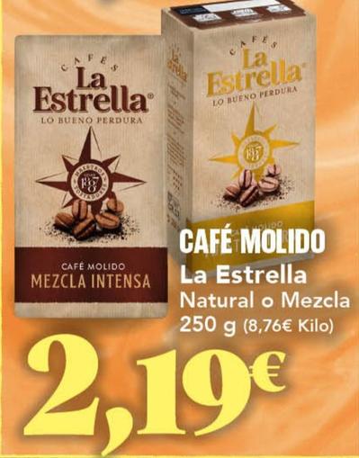 Oferta de La Estrella - Café Molido por 2,19€ en Gadis