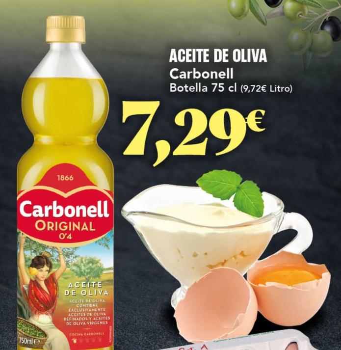 Oferta de Carbonell - Aceite De Oliva por 7,29€ en Gadis