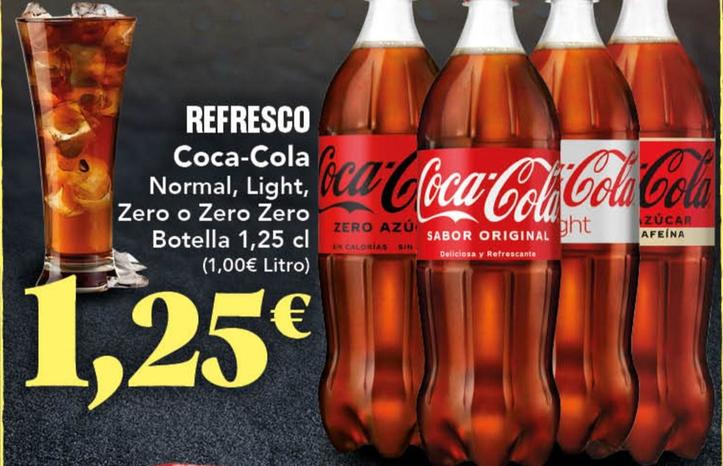 Oferta de Coca-cola - Refresco por 1,25€ en Gadis