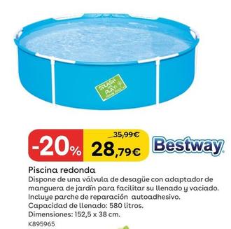 Oferta de Bestway - Piscina Redonda por 28,79€ en ToysRus