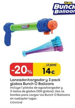 Oferta de Lanzador/cargador Y 3 Pack Globos Bunch O Balloons por 14€ en ToysRus