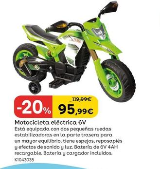 Oferta de Motocicleta Eléctrica 6v por 95,99€ en ToysRus