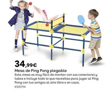Oferta de Mesa De Ping Pong Plegable por 34,99€ en ToysRus