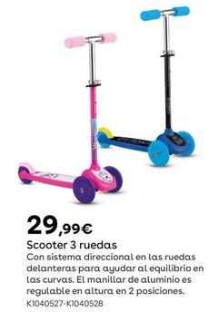 Oferta de Scooter 3 Ruedas por 29,99€ en ToysRus