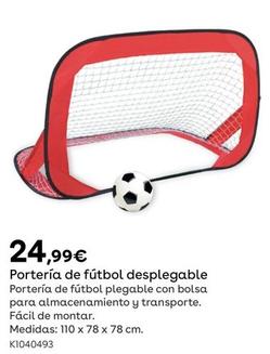Oferta de Portería De Fútbol Desplegable por 24,99€ en ToysRus