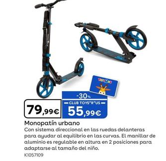 Oferta de Monopatín Urbano por 79,99€ en ToysRus