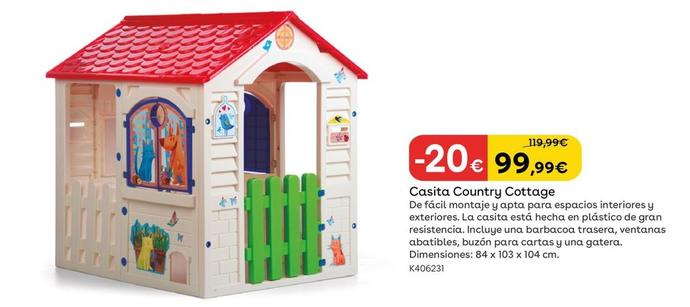 Oferta de Casita Country Cottage por 99,99€ en ToysRus