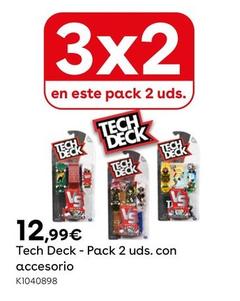 Oferta de Tech - Deck - Pack 2 Uds. Con Accesorio por 12,99€ en ToysRus