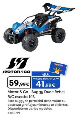 Oferta de  Motor & Co - Buggy Dune Rebel R/C por 59,99€ en ToysRus