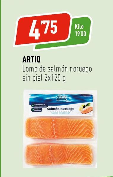 Oferta de Lomo De Salmon Noruego Sin Piel por 4,75€ en Supermercados Deza