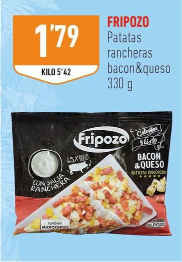 Oferta de Fripozo - Patatas Rancheras Bacon&queso por 1,79€ en Supermercados Deza
