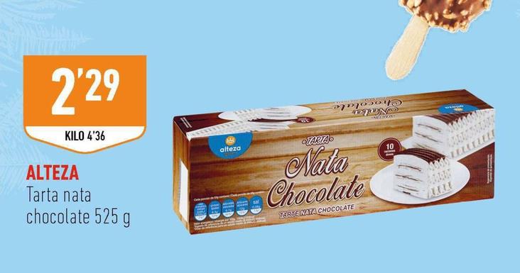Oferta de Alteza - Tarta Nata Chocolate por 2,29€ en Supermercados Deza