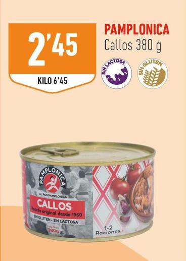 Oferta de Pamplonica - Callos por 2,45€ en Supermercados Deza