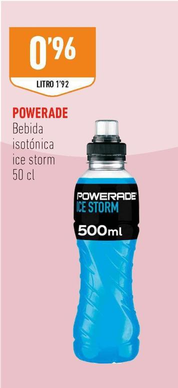 Oferta de Powerade - Bebida Isotónica Ice Storm por 0,96€ en Supermercados Deza