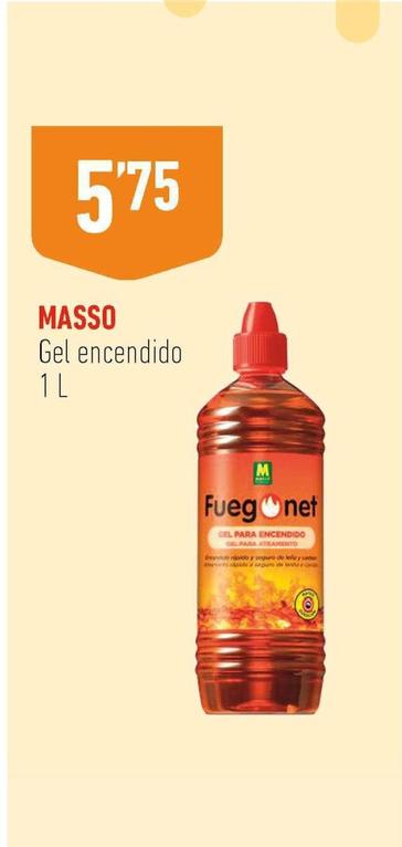 Oferta de Massó - Gel Encendido por 5,75€ en Supermercados Deza