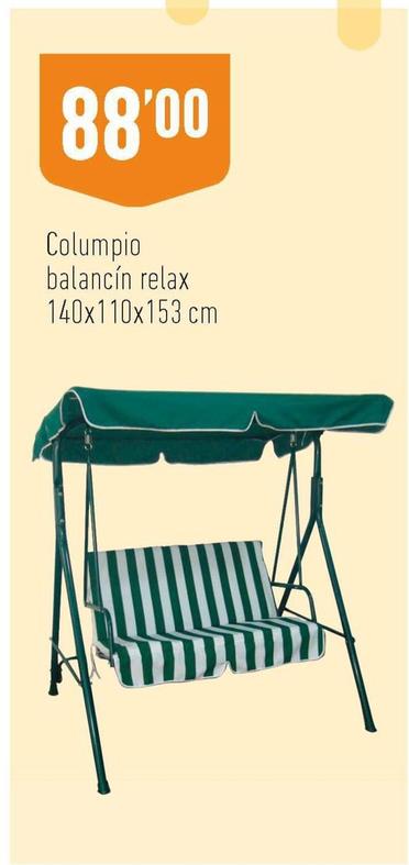 Oferta de Columpio Balancín Relax por 88€ en Supermercados Deza