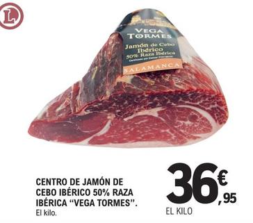 Oferta de Vega Tormes - Centro De Jamon De Cebo Iberico 50% Raza Iberica por 36,95€ en E.Leclerc