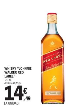 Oferta de Johnnie Walker - Whisky Red Label por 14,49€ en E.Leclerc