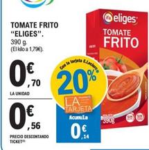 Oferta de Eliges - Tomate Frito por 0,7€ en E.Leclerc