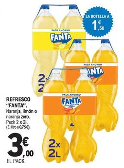 Oferta de Fanta - Refresco por 3€ en E.Leclerc