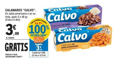 Oferta de Calvo - Calamares por 3,09€ en E.Leclerc