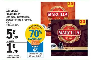Oferta de Marcilla - Cápsulas por 5,99€ en E.Leclerc