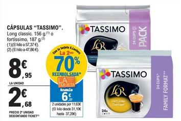 Oferta de Tassimo - Cápsulas por 8,95€ en E.Leclerc