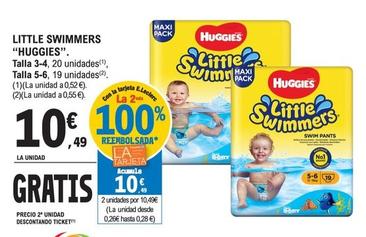 Oferta de Huggies - Little Swimmers por 10,49€ en E.Leclerc