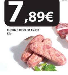 Oferta de Chorizo Criollo Anjos por 7,89€ en E.Leclerc