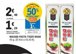 Oferta de Tiger Khan - Wasabi Pasta por 2,49€ en E.Leclerc