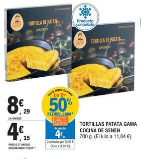 Oferta de Cocina De Senen - Tortillas Patata Gama  por 8,29€ en E.Leclerc