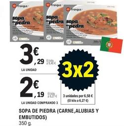 Oferta de Sopa por 3,29€ en E.Leclerc