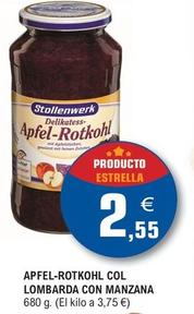 Oferta de Stollenwerk - Apfel-rotkohl Col Lombarda Con Manzana por 2,55€ en E.Leclerc