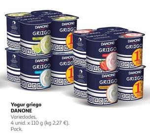 Oferta de Danone - Yogur Griego por 1€ en Alcampo
