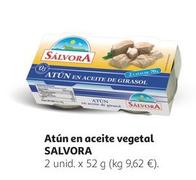 Oferta de Salvora - Atún En Aceite Vegetal por 1€ en Alcampo