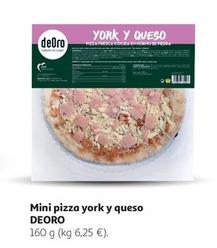 Oferta de Deoro - Mini Pizza York Y Queso por 1€ en Alcampo