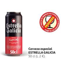 Oferta de Estrella Galicia - Cerveza Especial por 1€ en Alcampo