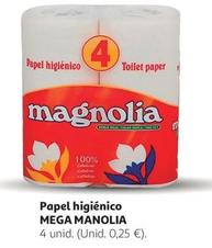 Oferta de  Manolia - Papel Higiénico Mega por 1€ en Alcampo