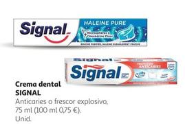 Oferta de Signal - Crema Dental por 1€ en Alcampo