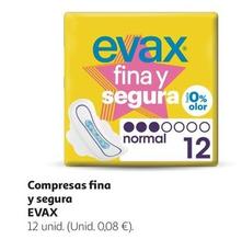 Oferta de Evax - Compresas Fina Y Segura por 1€ en Alcampo