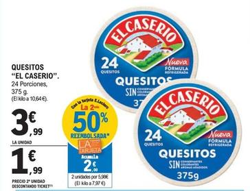 Oferta de El Caserío - Quesitos por 3,99€ en E.Leclerc