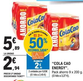 Oferta de Cola Cao - Energy por 5,89€ en E.Leclerc