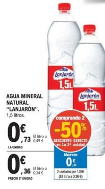 Oferta de Lanjarón - Agua Mineral por 0,73€ en E.Leclerc
