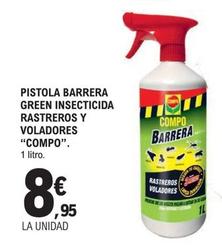 Oferta de Compo - Pistola Barrera Green Insecticida Rastreros Y Voladores por 8,95€ en E.Leclerc