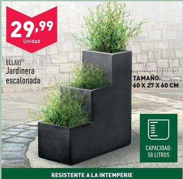 Oferta de Belavi - Jardinera Escalonada por 32,99€ en ALDI