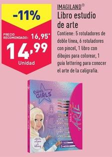 Oferta de Imagiland - Libro Estudio De Arte por 14,99€ en ALDI