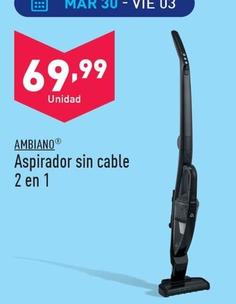 Oferta de Ambiano - Aspirador Sin Cable por 69,99€ en ALDI