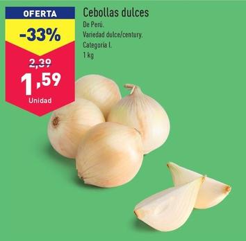 Oferta de Cebollas Dulces por 1,59€ en ALDI