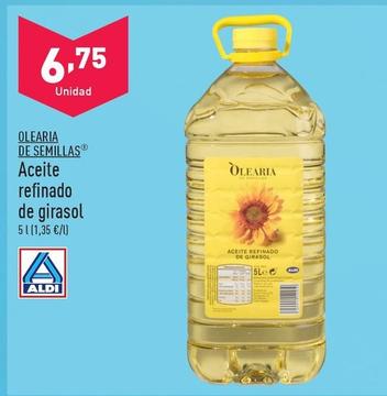 Oferta de Olearia De Semillas - Aceite Refinado por 6,75€ en ALDI